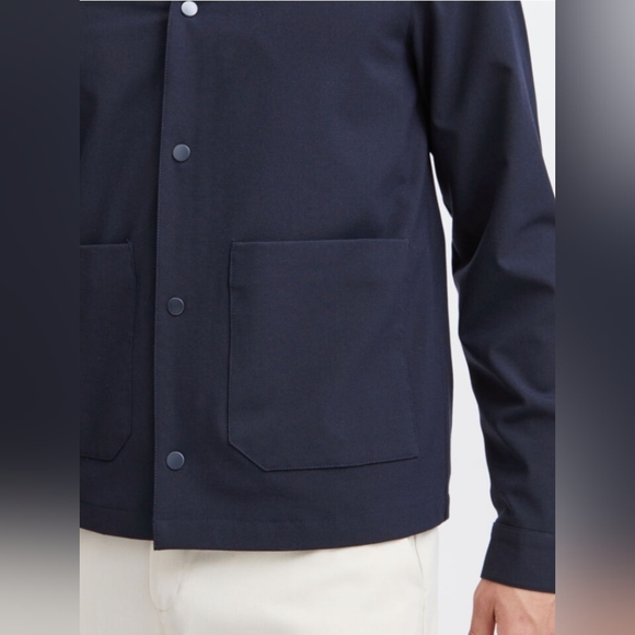 CASUAL FRIDAY | Joshua 2-way stretch snap button jacket - Picture 3 of 6